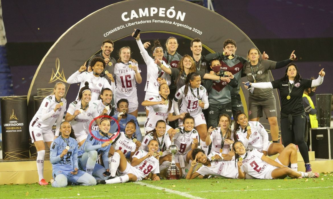 Goleira filha de coiteense é campeã da Libertadores Feminina pela Ferroviária
