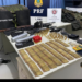 Suspeitos de roubos a bancos flagrados com explosivos e fuzil
