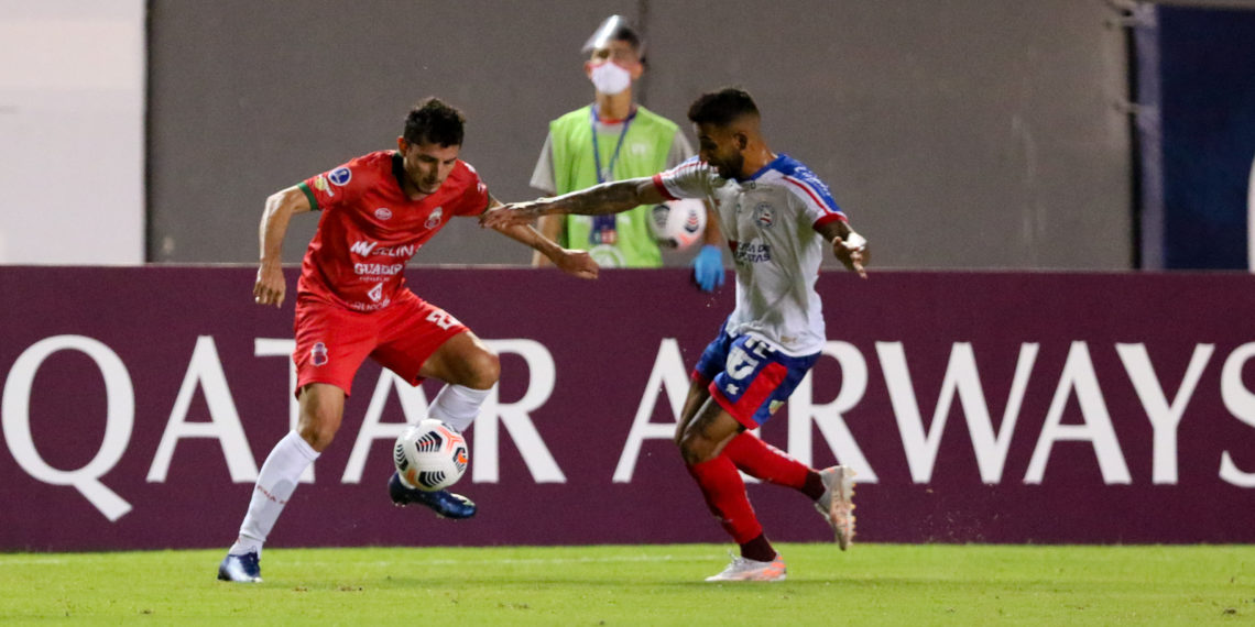 Bahia poupa a maioria dos titulares e goleia o Guabirá por 5 a 0 pela Sul-Americana