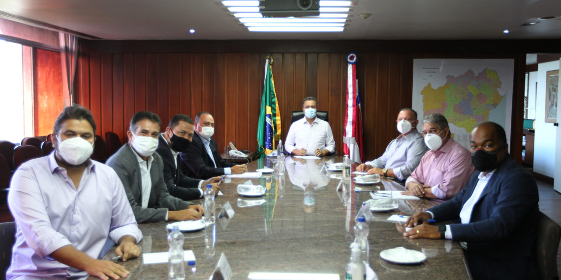 Ações contra à Covid foi tema de reunião, entre Adolfo Menezes, líderes governistas da ALBA e Rui Costa