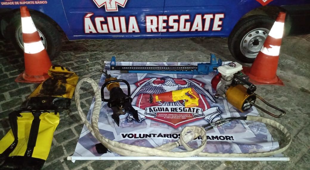 Águia Resgate adquire tesoura hidráulica para auxiliar no resgate de vítimas nas ferragens