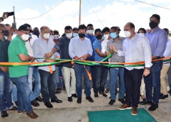 João Roma, ministro da Cidadania participa da inauguração de fábrica de calçados em Serra Preta