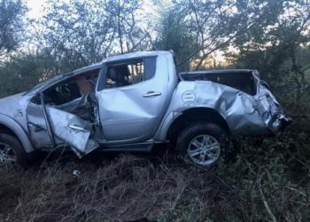 Motorista de L200 morre vítima de capotamento na BA 120