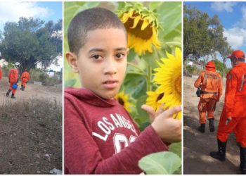 Corpo de Bombeiros retoma buscas por menino de 11 anos que desapareceu há uma semana