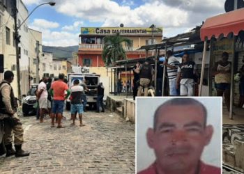 Homem é morto com golpes de faca em praça de alimentação de Senhor do Bonfim