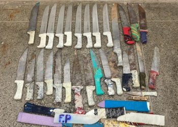 Trinta facas e mais de 50 celulares encontrados dentro de presídio