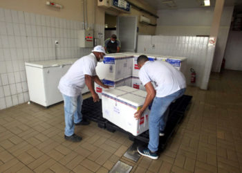 Estado recebe 244.200 doses de vacina contra Covid-19