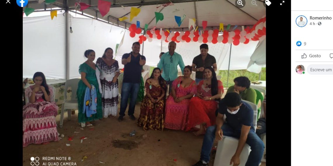 Prefeito e vice de Quijingue descumprem decreto ao participarem de festa sem máscara