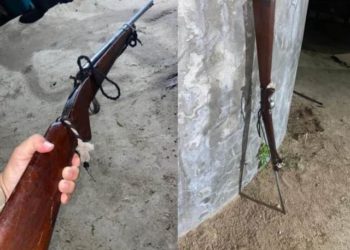 Mulher é morta com tiro de espingarda.Testemunha disse a PM que tiro foi acidental