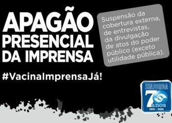 Sinjorba convoca apagão presencial da imprensa nesta quarta-feira (02)