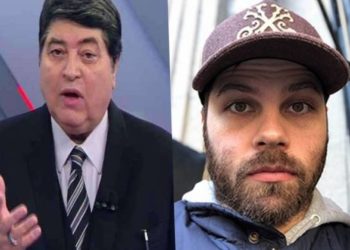 Filho de Datena é internado com Covid-19 e apresentador diz: ‘Jovens também morrem’