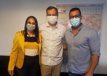 Prefeita de Araci pede apoio de Félix Júnior para recuperar barragem