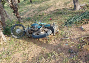 Motociclista morre após se envolver em acidente na zona rural de Queimadas