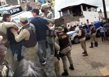 Confusão em São Gonçalo dos Campos termina com prefeito conduzido até delegacia