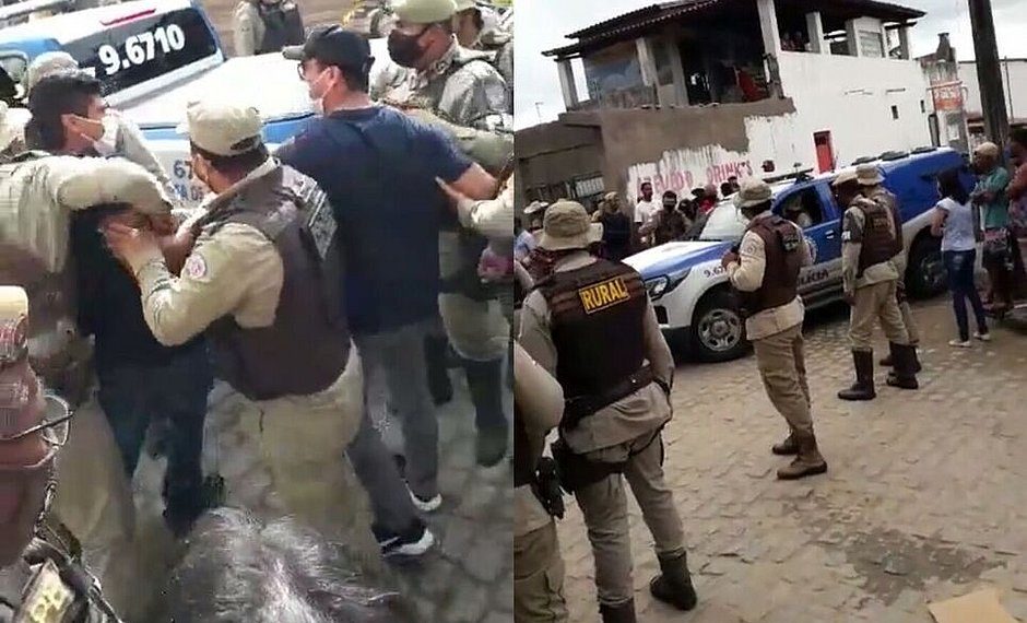 Confusão em São Gonçalo dos Campos termina com prefeito conduzido até delegacia