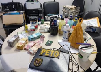 Polícia Militar desmonta laboratório de cédulas e CNH falsas em São Gonçalo dos Campos