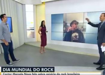 No Dia do Rock, Marcelo Nova faz discurso negacionista no Jornal da Manhã