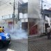 Coité – Águia Resgate controla incêndio em rede elétrica no centro da cidade