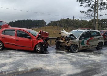 SC – Policial militar morre em acidente com pista congelada