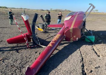 MT – Helicóptero que caiu com 300 kg de cocaína está em nome de policial civil do DF