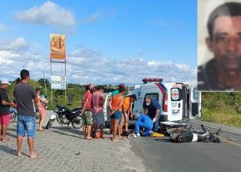 Motociclista fica gravemente ferido em acidente na BA 120