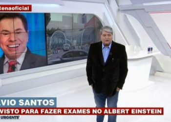 Datena diz que Silvio Santos está com suspeita de Covid-19