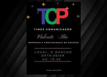 TCP premia empresários e profissionais de sucesso em Valente nesta quinta-feira (26)