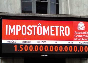 Impostômetro atinge a marca de R$ 1,5 trilhão