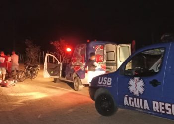 Jovem sofre acidente de moto em estrada vicinal de Conceição do Coité