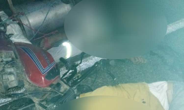 Idoso morre após colisão frontal entre motos no distrito do Junco