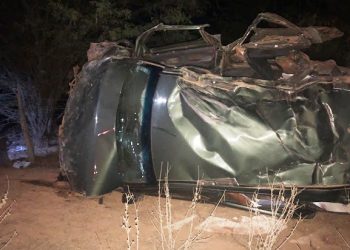 Capotamento na BA 144 deixa 4 mortos e um ferido