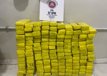 Operação Bloqueio: CETO do 16ºBPM apreende 130 kg de maconha na BR-116 transportados em dois veículos
