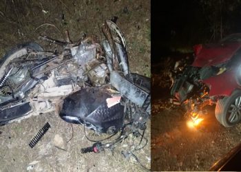 Adolescente natural de Coité atropelado por carro que socorria PM em Retiro teve fratura nas duas pernas