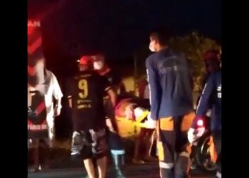 Acidente envolvendo carro e mototáxi deixa dois feridos na BR 324