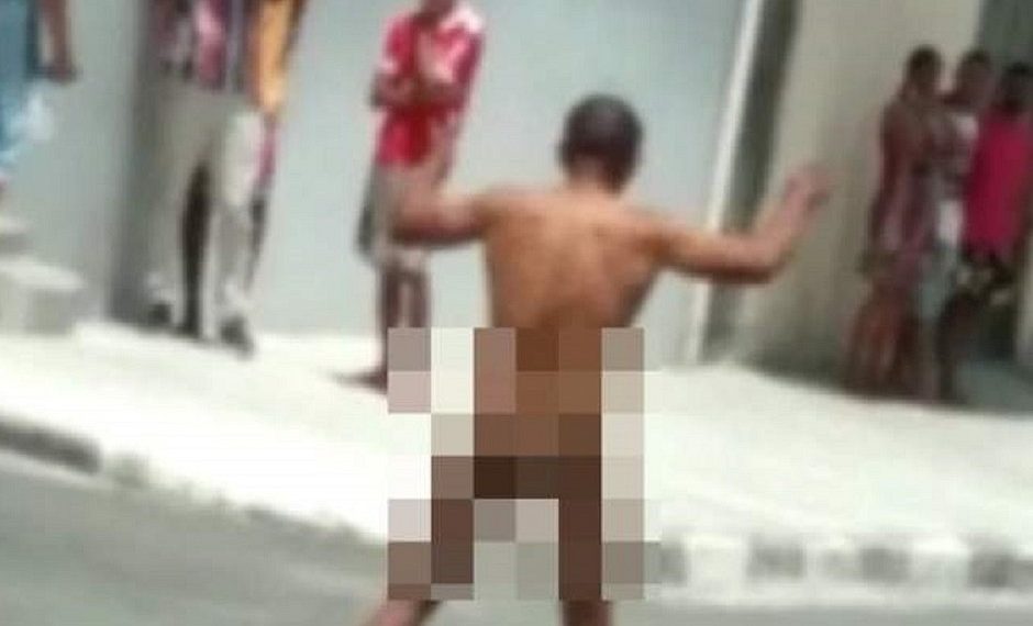 Em aparente surto, PM fica nu e efetua disparos em Feira de Santana
