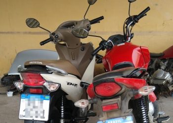Polícia Civil apreende duas motocicletas com sinais de adulteração na numeração de chassi e motor