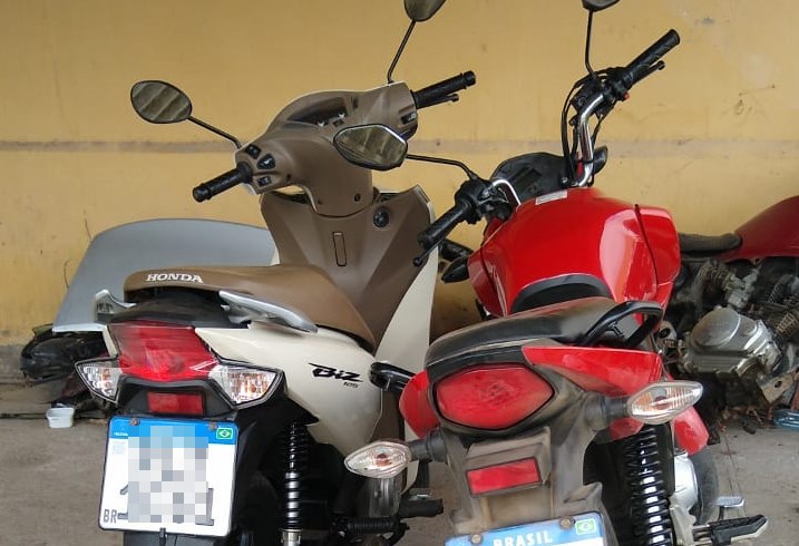 Polícia Civil apreende duas motocicletas com sinais de adulteração na numeração de chassi e motor