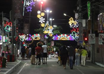 Atraído pela ornamentação natalina, população coiteense tem importante opção de lazer