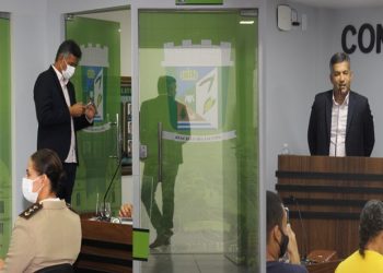 ‘Curtinhas’ do ato de inauguração do setor ampliado da Câmara Municipal de Riachão