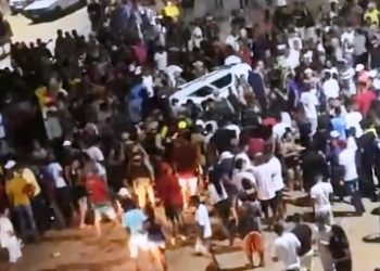 Nenhuma das vítimas do atropelo em João Dourado durante festa política teve ferimento grave (veja o vídeo)