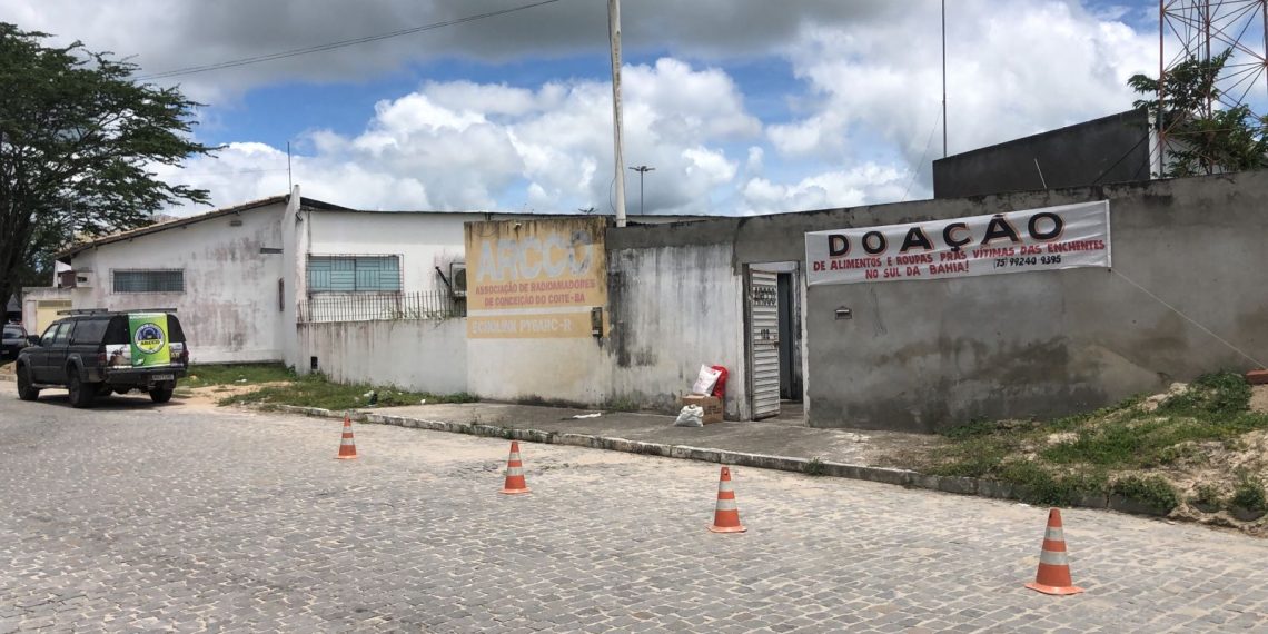 Coité – Associação dos Radioamadores inicia campanha para ajudar desabrigados pelas enchentes do sul da Bahia