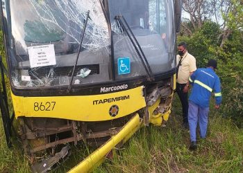 Motorista de ônibus é morto a tiros enquanto conduzia veículo na BR-101