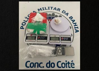 Jovem de 24 anos é preso pela PM depois de ser flagrado com quase 800g de cocaína