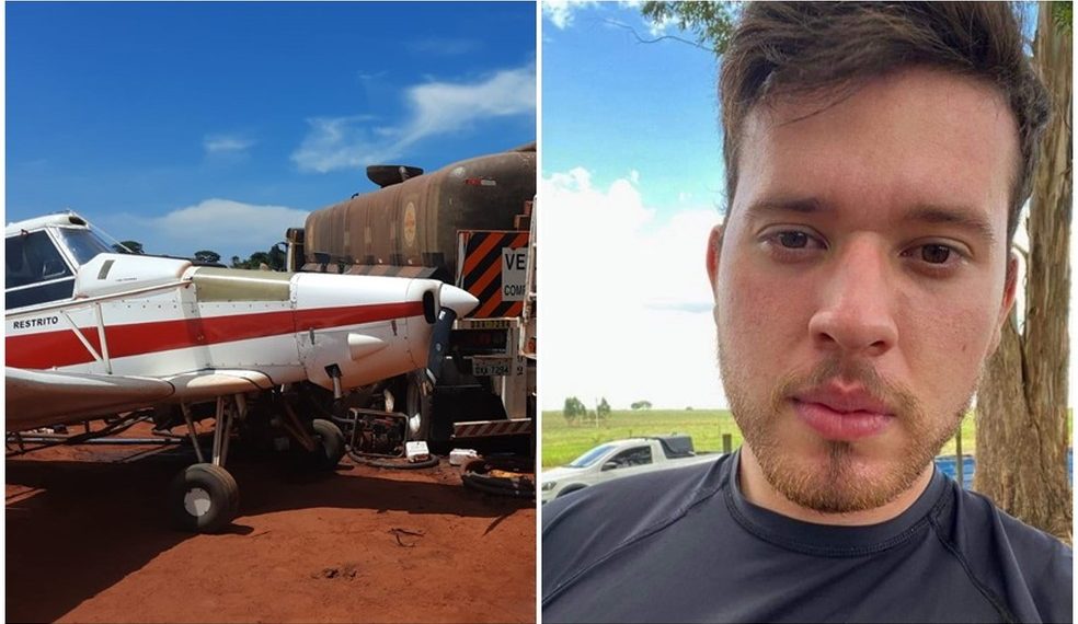 SP – Jovem morre após ser atingido por avião agrícola pilotado pelo pai