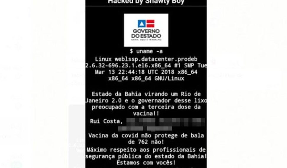 Governo do Estado investiga ataque a 21 sites institucionais