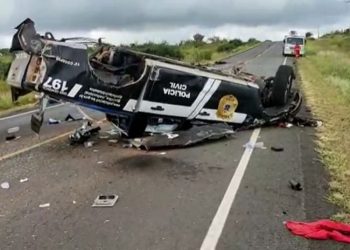 Dois policiais civis morrem em capotamento na BA 233 (atualizada)