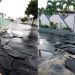 Coité – Chuva danifica asfalto recém colocado e vira meme. “Obra Sonrisal”