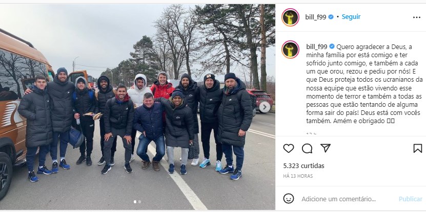 Jogadores conseguem deixar a Ucrânia e trio está de volta ao Brasil