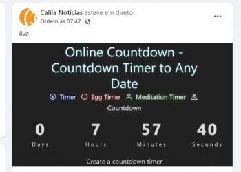 Conta do Facebook do Calila foi invadida por Hackear