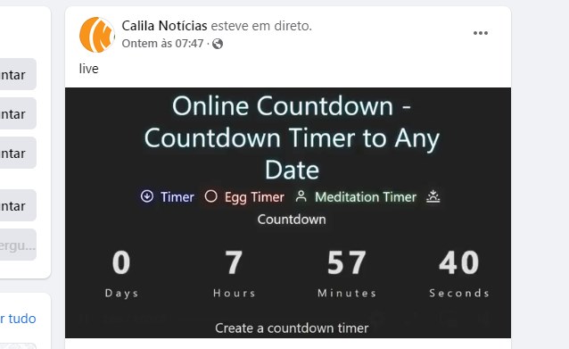 Conta do Facebook do Calila foi invadida por Hackear
